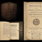 1677 CRUSADES Aubusson at Siege of Rhodes Greece OTTOMAN Turks Muslim Mehmed II