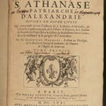 1671 1ed Life of Saint Athanasius of Alexandria Greek Orthodox EGYPT Hermant 2v