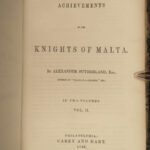 1846 CRUSADES Knights of Malta Hospitaller Siege of Tyre Jerusalem Wars Saladin