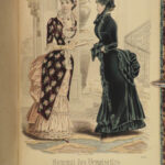 1885 FASHION Journal des Demoiselles French Victorian Costume Clothing ART