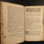 1740 Massialot French Cuisine Cooking Liqueurs WINE Confitures Recipes Cookbook