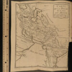1743 History of Nader Shah Kouli-Kan IRAN Persia MAP Mogul Treasures Claustre