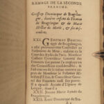 1689 House of Bragelongue 1ed French Genealogy Heraldry France Politics Paris