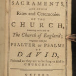 1769 BEAUTIFUL Anglican Book of Common Prayer BIBLE Church of England OXFORD