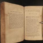 1775 Paradise Lost John Milton + Paradise Regained Allegory Poetry 2v SET