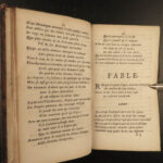 1692 FABLES Noble French Literature Nightingale and Cuckoo Chaucer Midas RARE