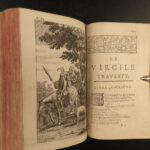 1728 VIRGIL Travesty Paul Scarron Literature Aeneid Mythology Trojans Burlesque