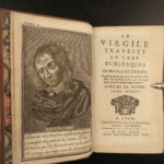 1728 VIRGIL Travesty Paul Scarron Literature Aeneid Mythology Trojans Burlesque