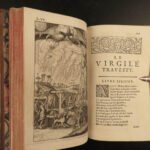 1728 VIRGIL Travesty Paul Scarron Literature Aeneid Mythology Trojans Burlesque