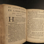 1591 Witch Hunter Daneau Political Aphorisms GREEK Philosophy Aristotle Plato