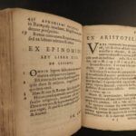 1591 Witch Hunter Daneau Political Aphorisms GREEK Philosophy Aristotle Plato