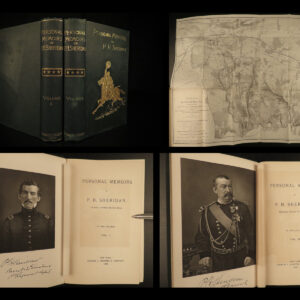 1888 Civil War 1st ed General Sheridan Personal Memoirs Union Native Americans