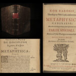 1657 Scottish 1ed Robert Baron Metaphysics Aberdeen Scotland Philosophy RARE