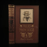 1898 Folks From Dixie 1st ed Dunbar African American Illustrated Racism Slavery