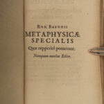1657 Scottish 1ed Robert Baron Metaphysics Aberdeen Scotland Philosophy RARE