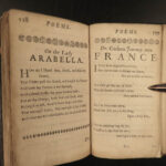 1672 Richard Corbet Poems English Poetry Charles I Elegy of Queen Anne Austria