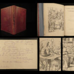 1866 1st Alice in Wonderland Carroll Tenniel + SIGNED Dodgson Letter Macmillan