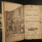 1794 Adventures of Roderick Random Alain LeSage Gil Blas Classic Lit 2v BINDING