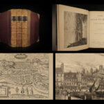 1882 Edinburgh Scotland Geography Scottish History Illustrated 3v Old and New