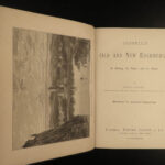 1882 Edinburgh Scotland Geography Scottish History Illustrated 3v Old and New