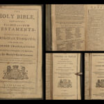 1797 Osterwald BIBLE + Psalms & Paraphrases English Scottish Edinburgh Kerr