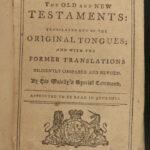 1797 Osterwald BIBLE + Psalms & Paraphrases English Scottish Edinburgh Kerr