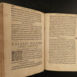 1570 Valerius Maximus Dictorum Factorum ROME Tiberius Scipio Latin Vellum