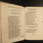 1590 Juvenal & Persius Satires Stoic Philosophy Latin Pithou Geneva Sulpicia