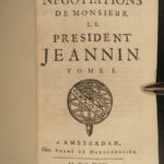 1695 1ed Negotiations of Pierre Jeannin Louis XIII France Marie de Medici 4v SET
