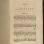 1837 Life of Aaron Burr Americana Thomas Jefferson Alexander Hamilton Duel 2v