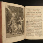 1687 URSULINE Sisters Catholic Breviary Roman Missal Monastic Nuns Illustrated