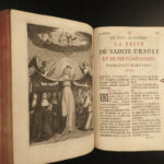 1687 URSULINE Sisters Catholic Breviary Roman Missal Monastic Nuns Illustrated