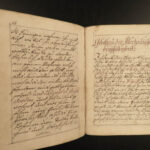 1759 Handwritten German Prayer Book Manuscript Gebetsbuch Protestant Doctrine