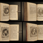 1682 History of FRANCE Mezeray Clovis Portraits Pepin + Limiers Louis XIV 8v