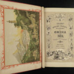 1852 History of CHINA & INDIA Sears Hindu Chinese Superstitions MAPS Turks