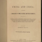 1852 History of CHINA & INDIA Sears Hindu Chinese Superstitions MAPS Turks