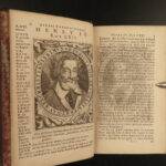 1682 History of FRANCE Mezeray Clovis Portraits Pepin + Limiers Louis XIV 8v