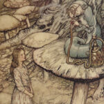 1907 1ed Alice in Wonderland Carroll Arthur Rackham ART Color Illustrated Dobson