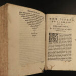 1582 1ed Girolamo Muzio Battaglia Defense of Italian Language Literature Venice