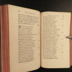 1735 Romance of the Rose Guillaume de Lorris Medieval de Meun Flamel Alchemy 3v