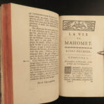 1748 Life of Mohammed ISLAM Prophet Mahomet Muslim Koran Mecca Gagnier 3v