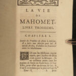 1748 Life of Mohammed ISLAM Prophet Mahomet Muslim Koran Mecca Gagnier 3v