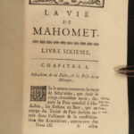 1748 Life of Mohammed ISLAM Prophet Mahomet Muslim Koran Mecca Gagnier 3v