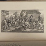 1860 English William Hogarth ART Illustrated 150 Plates Political Satire Trusler