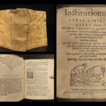 1556 LAW Justinian Institutes Theophilus Antecessor Byzantine Law Jacques Corte