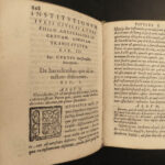 1556 LAW Justinian Institutes Theophilus Antecessor Byzantine Law Jacques Corte