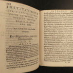 1556 LAW Justinian Institutes Theophilus Antecessor Byzantine Law Jacques Corte