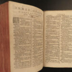 1585 Perault VIRTUE & VICE Virtutum ac Vitiorum Catholic Bible Latin Rouille