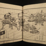 1858 Japanese Samurai Lord Toyotomi Hideyoshi Tokugawa Osaka Castle Illustrated