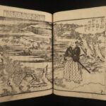 1858 Japanese Samurai Lord Toyotomi Hideyoshi Tokugawa Osaka Castle Illustrated